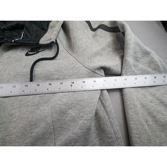 Nike Tech Women's Aeroloft Parka Goose Down Heather Gray Black Large (MSRP $250) - Picture 10 of 16